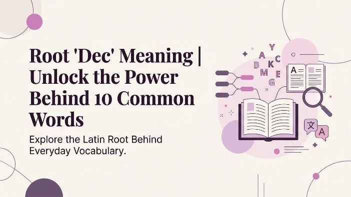 Root "Dec" Meaning