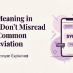 SYD Meaning in Text