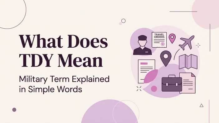 What Does TDY Mean