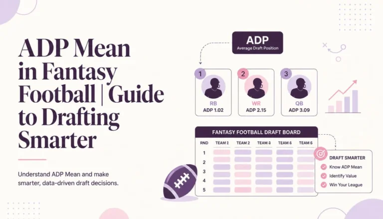 ADP Mean in Fantasy Football