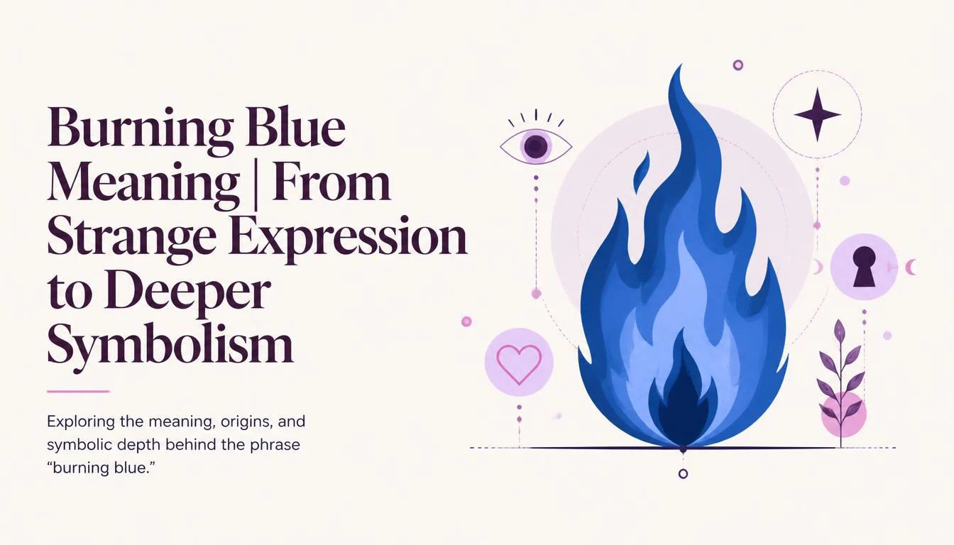 Burning Blue Meaning