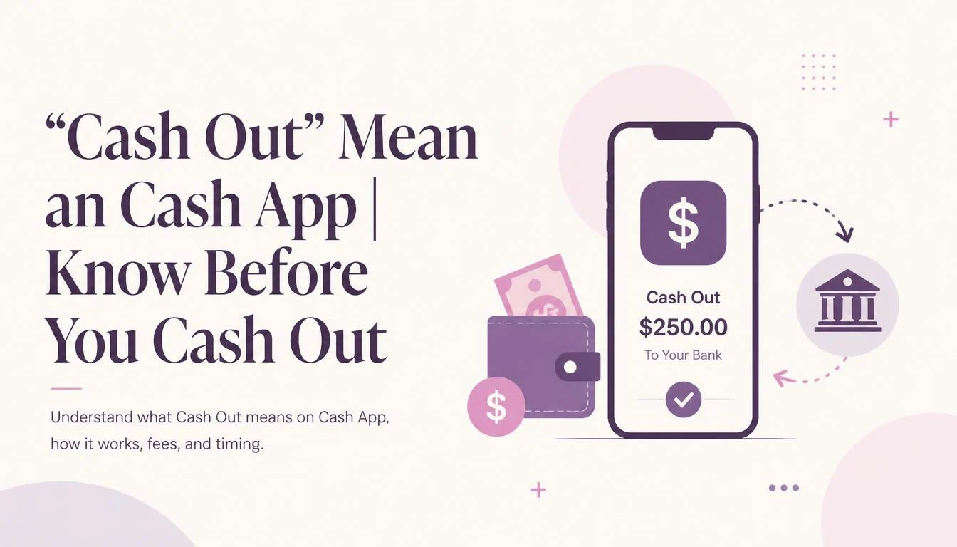 "Cash Out" Mean on Cash App