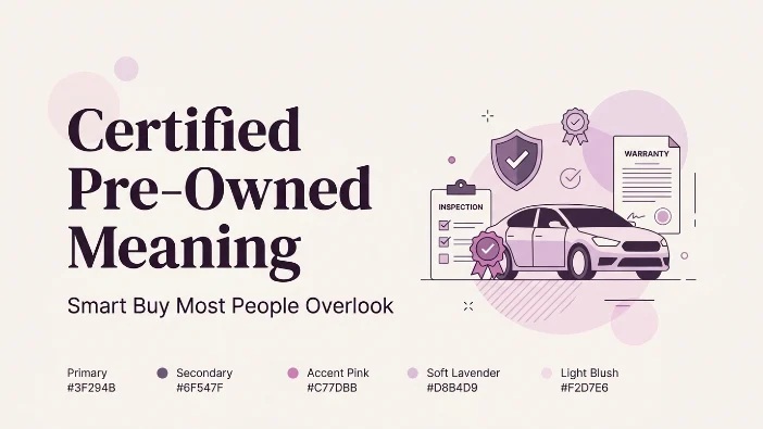 Certified Pre-Owned Meaning