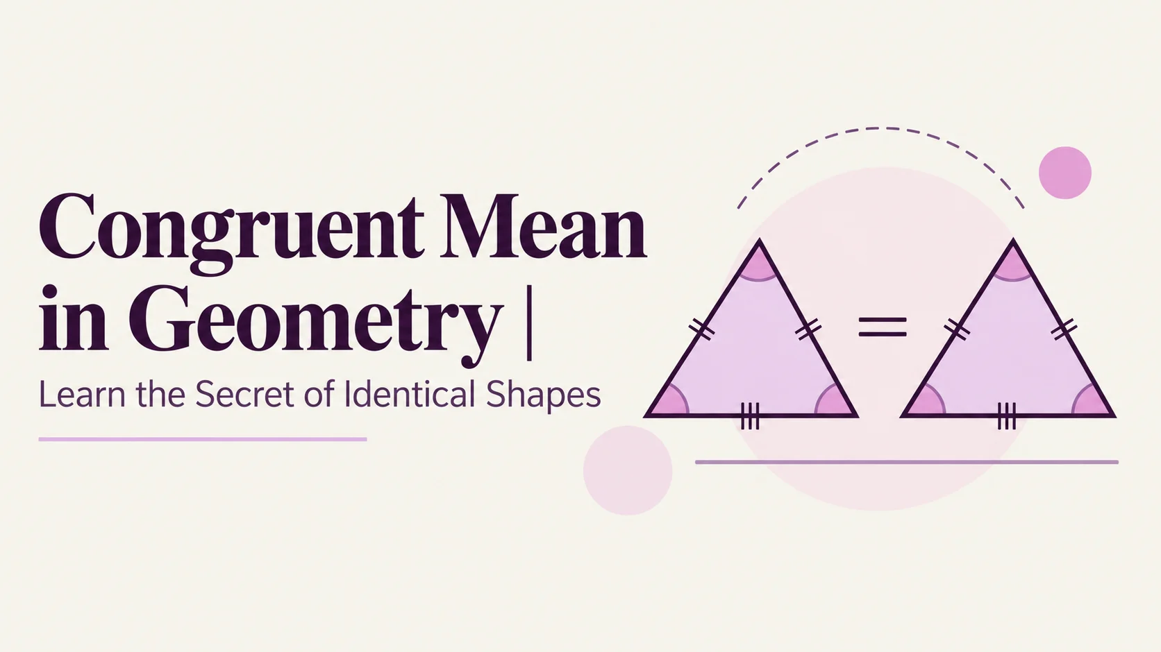 Congruent Mean in Geometry