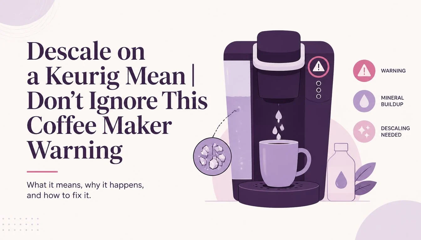 "Descale" on a Keurig Mean