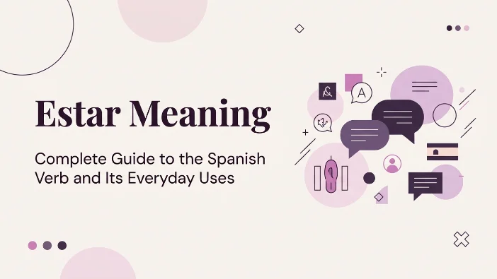Estar Meaning
