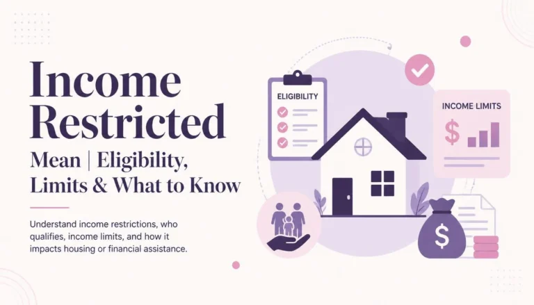 "Income Restricted" Mean