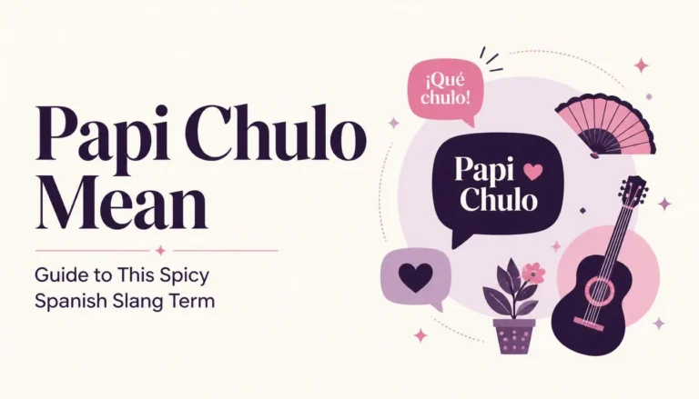 Papi Chulo Mean