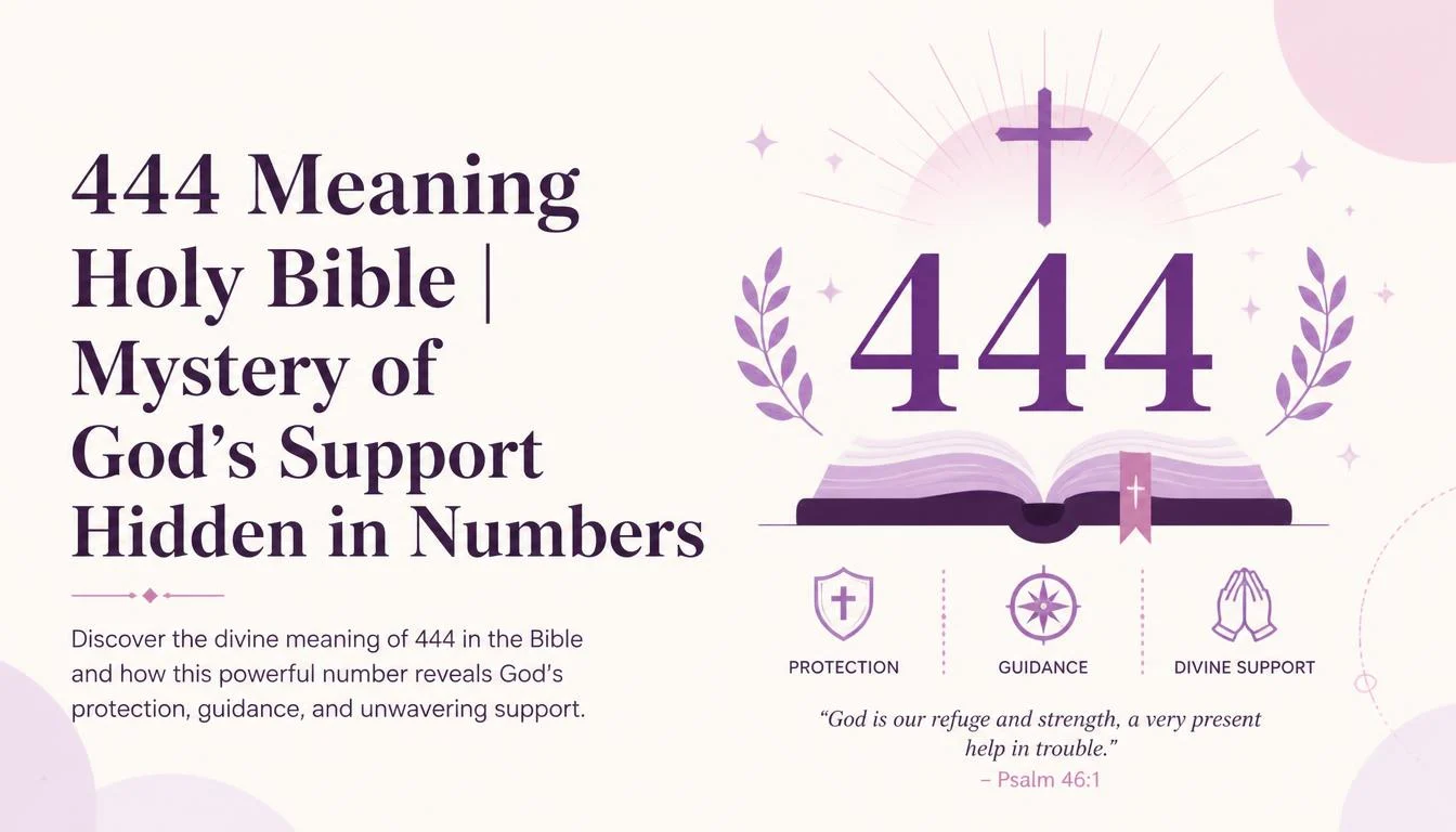 444 Meaning Holy Bible