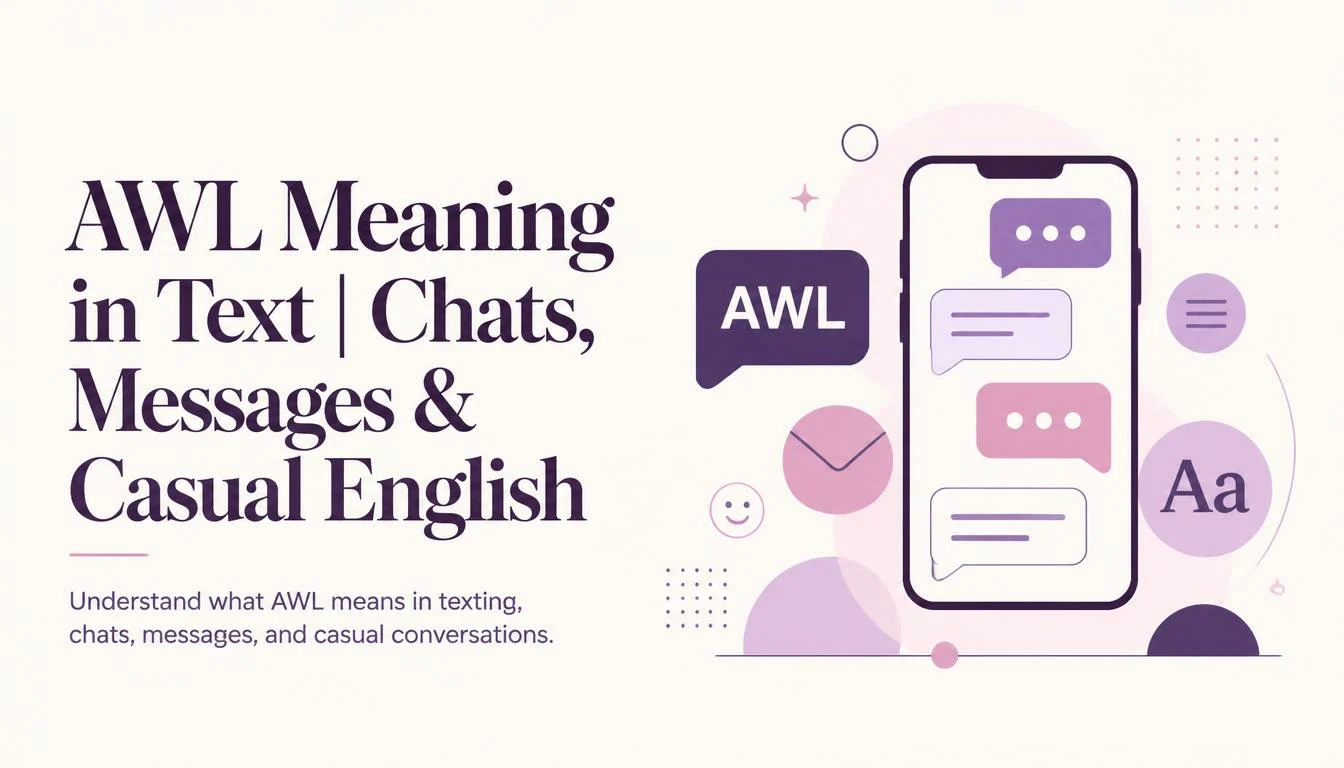 AWL Meaning in Text