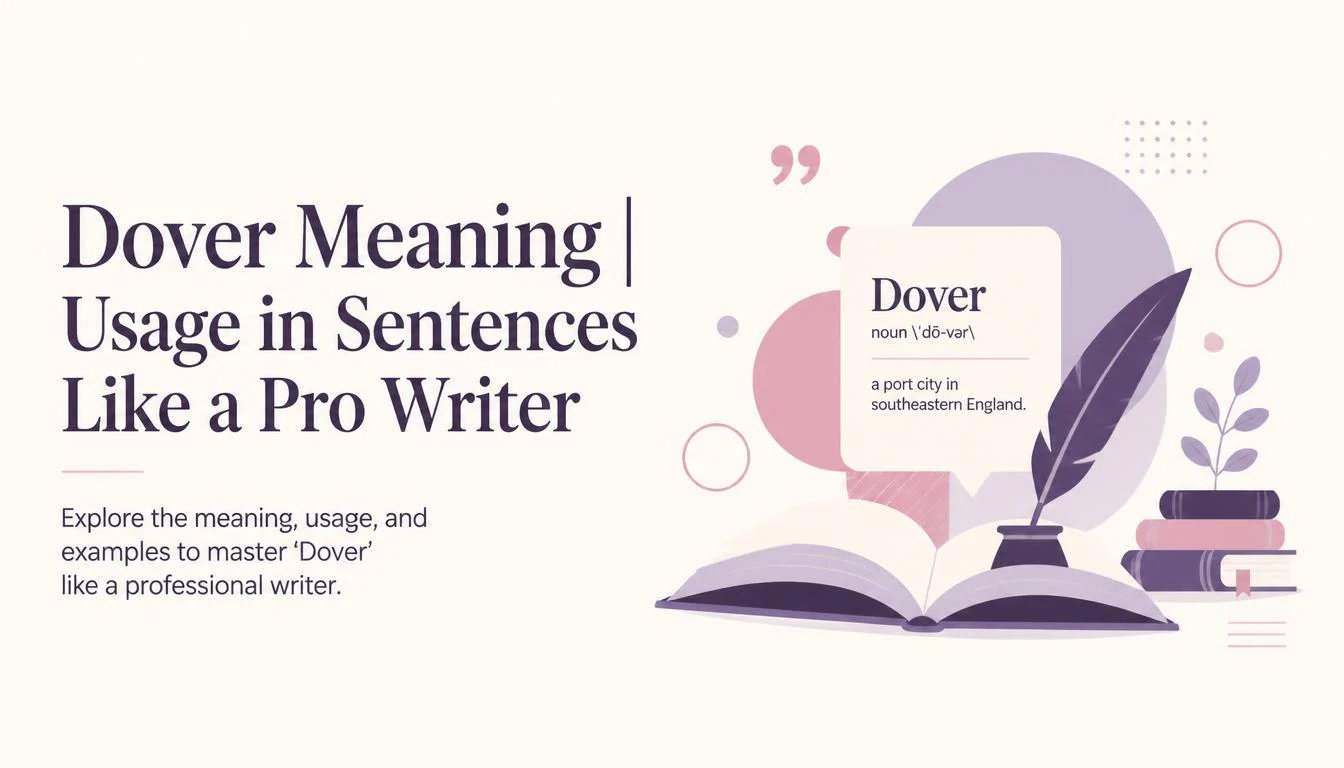Dover Meaning