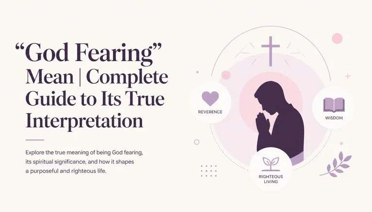 "God Fearing" Mean
