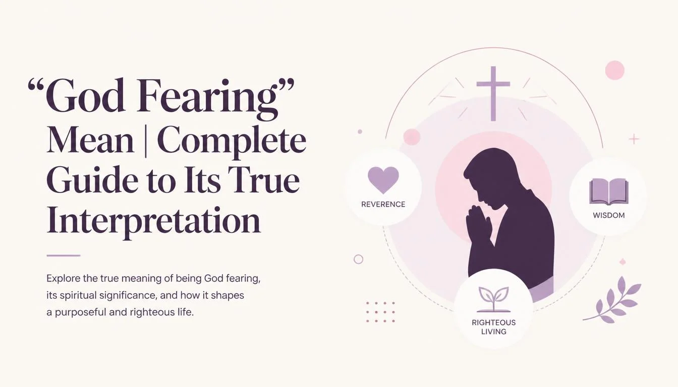 "God Fearing" Mean