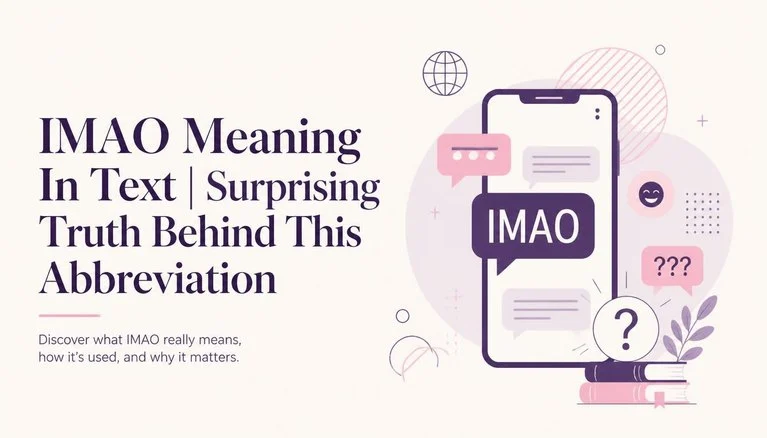 IMAO Meaning In Text