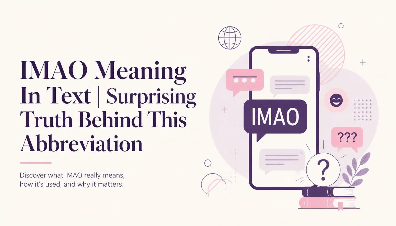 IMAO Meaning In Text