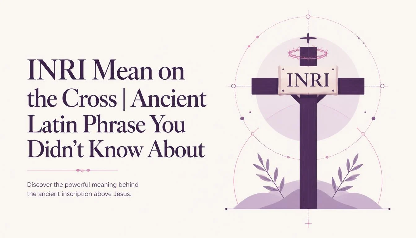 INRI Mean on the Cross