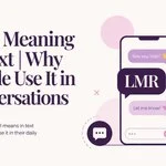 LMR Meaning in Text