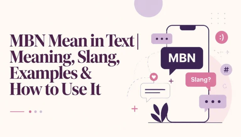 MBN Mean in Text
