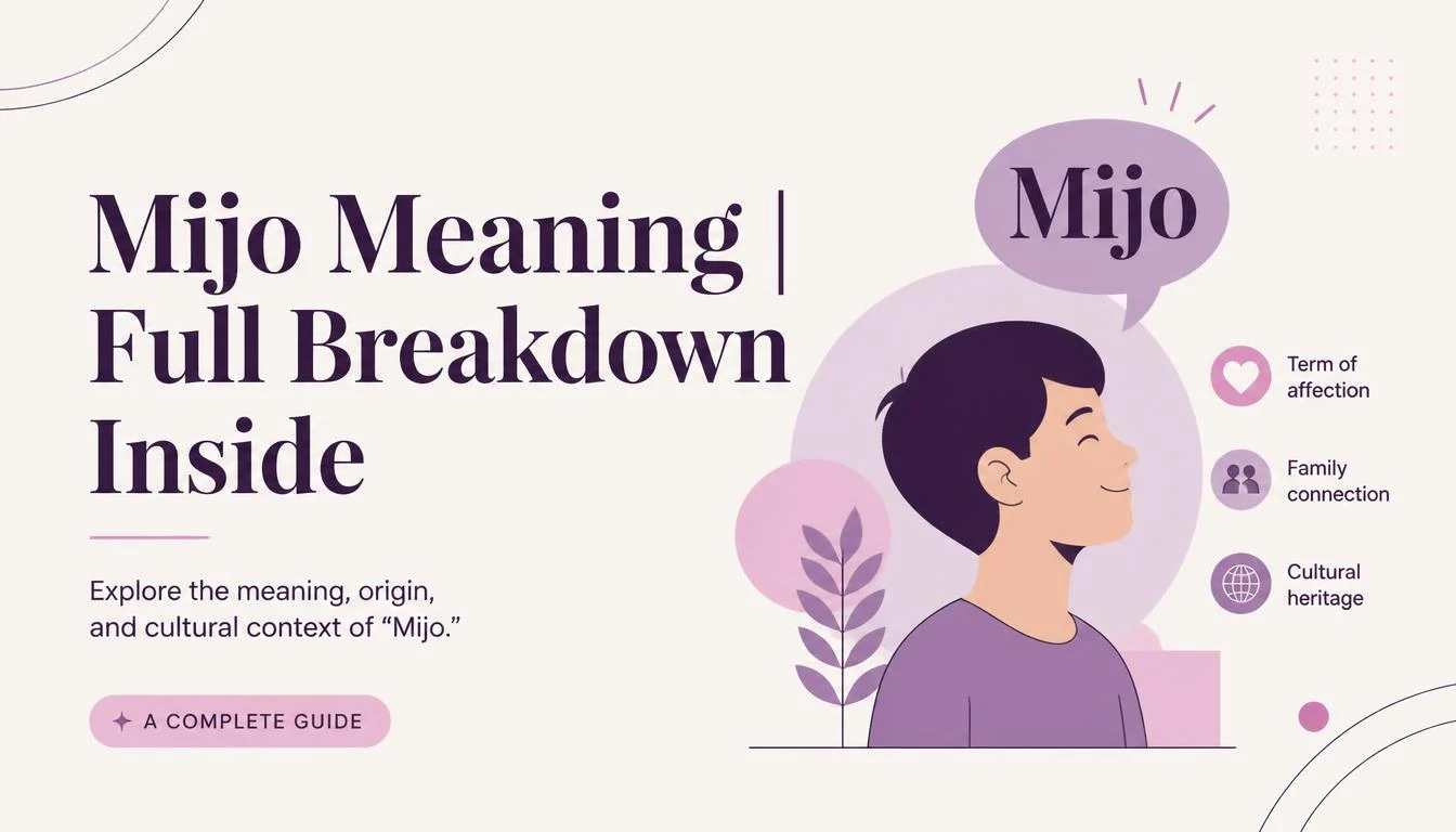 Mijo Meaning