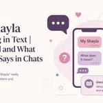 My Shayla Meaning in Text
