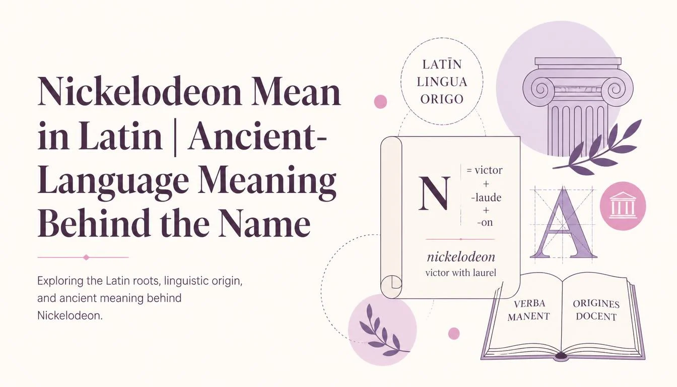 Nickelodeon Mean in Latin