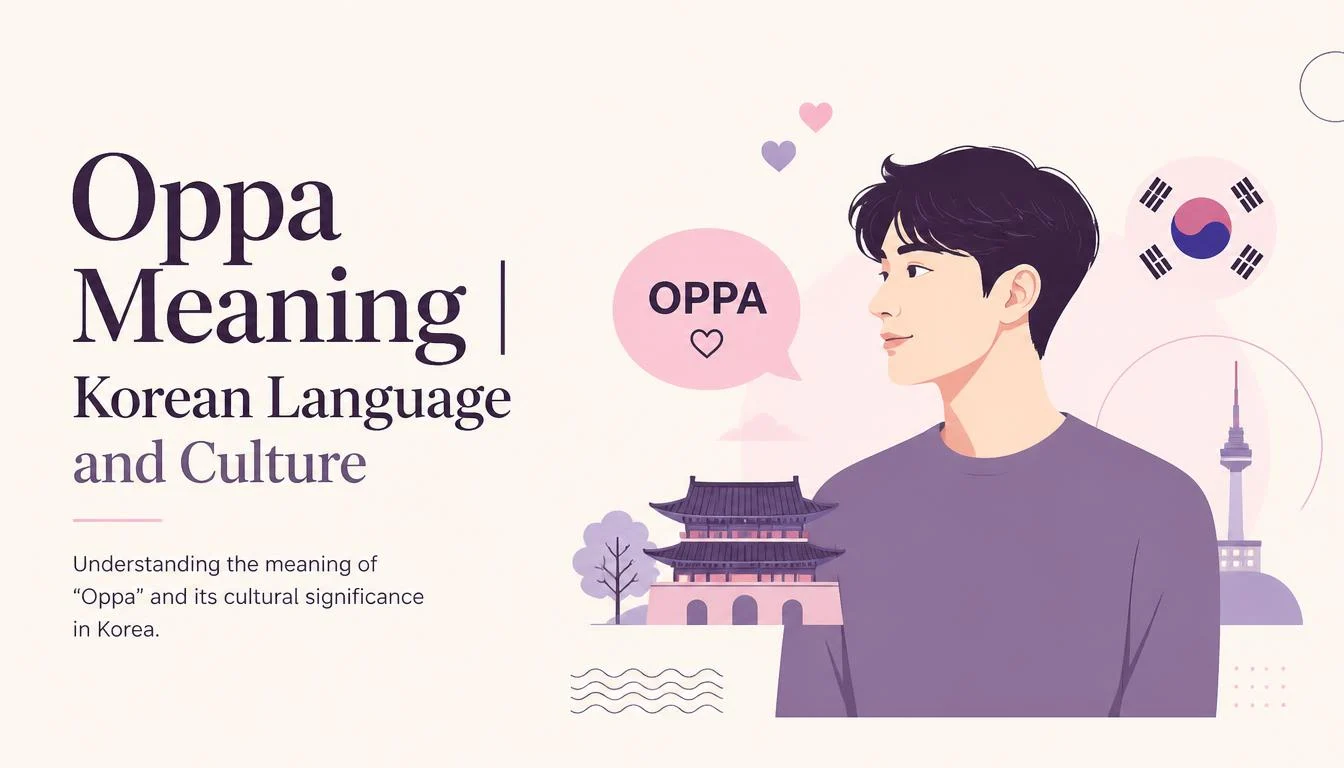 Oppa Meaning