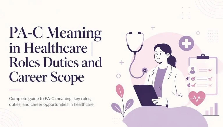 PA-C Meaning in Healthcare