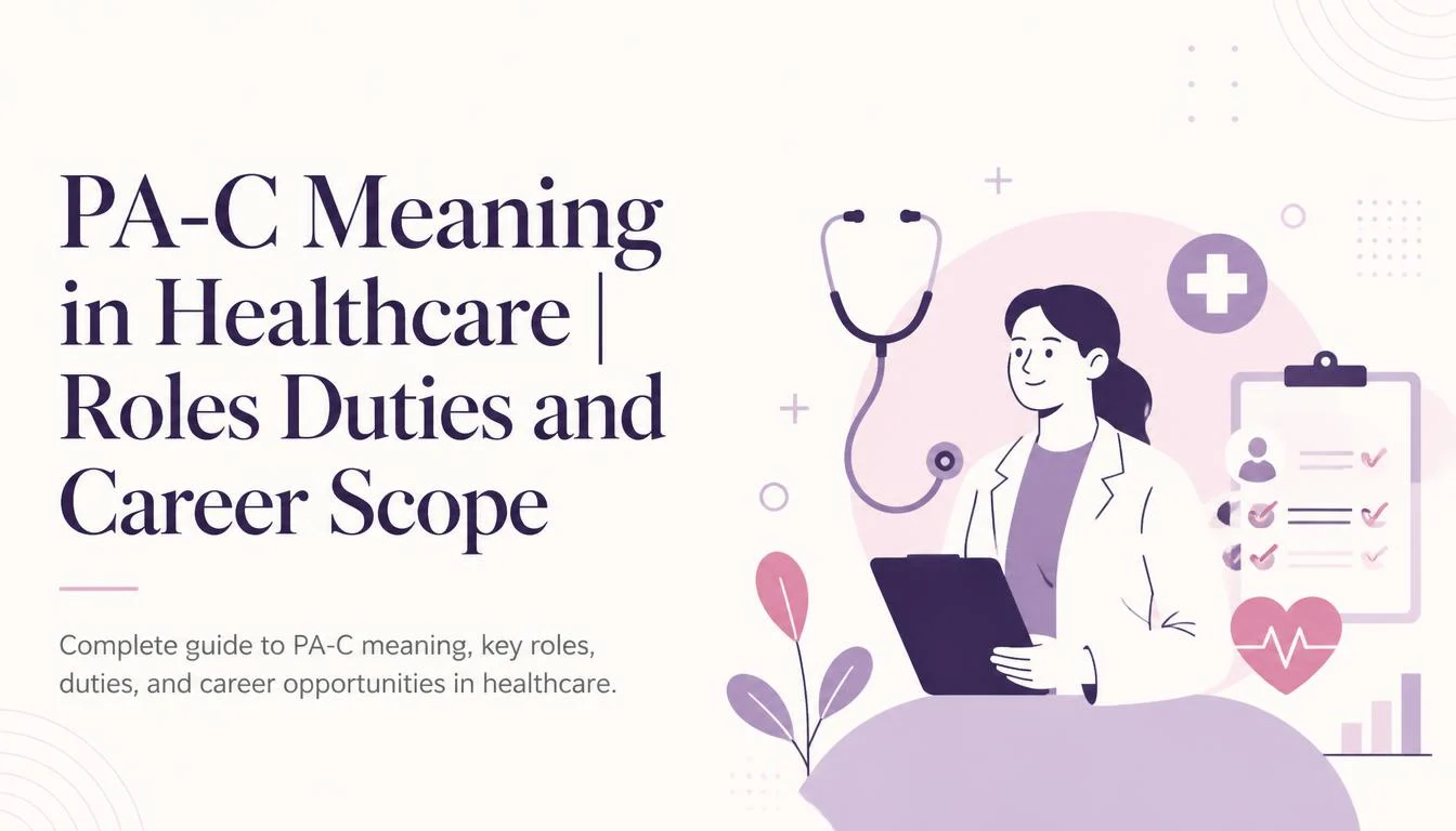 PA-C Meaning in Healthcare