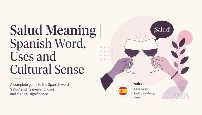 Salud Meaning