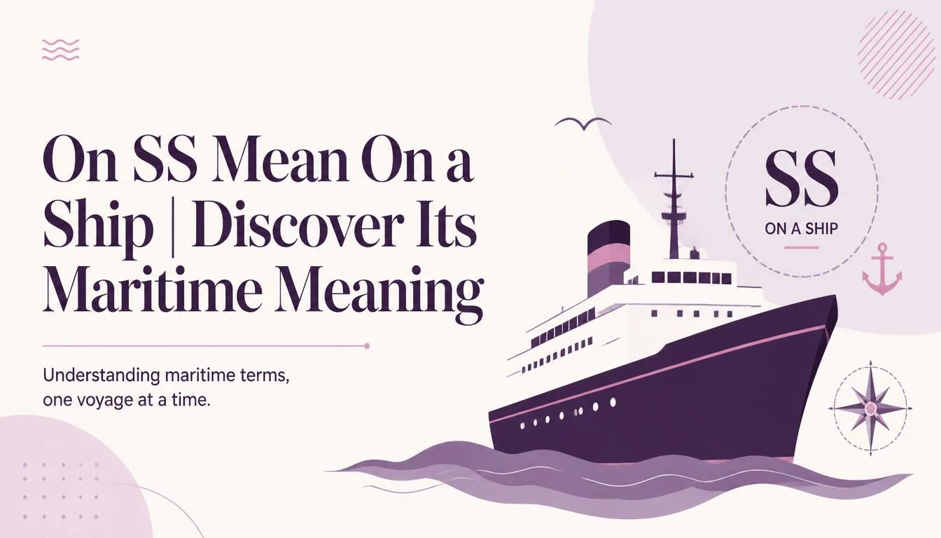 SS Mean On a Ship