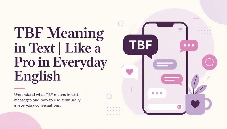 TBF Meaning in Text