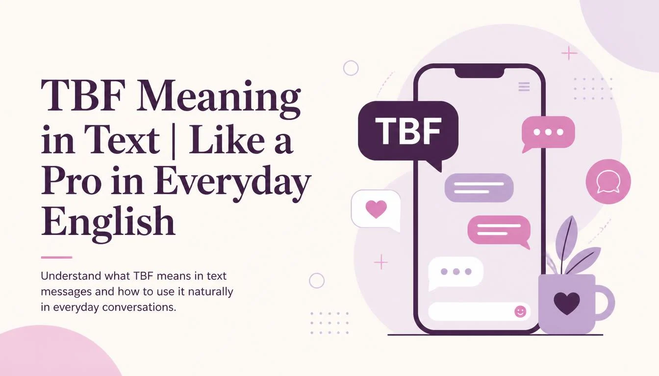 TBF Meaning in Text