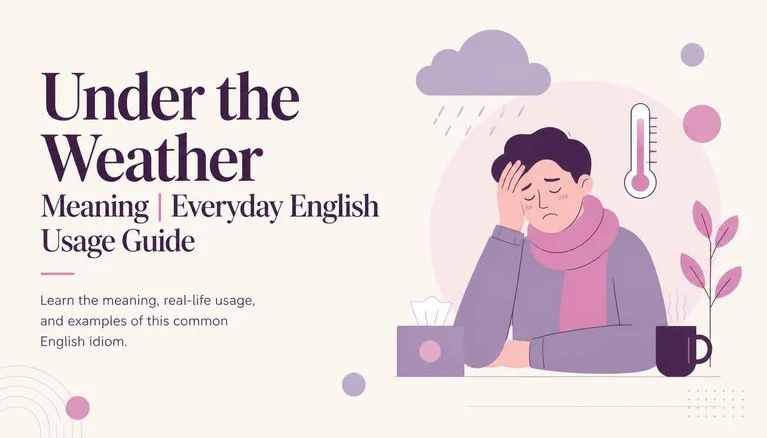 Under the Weather Meaning