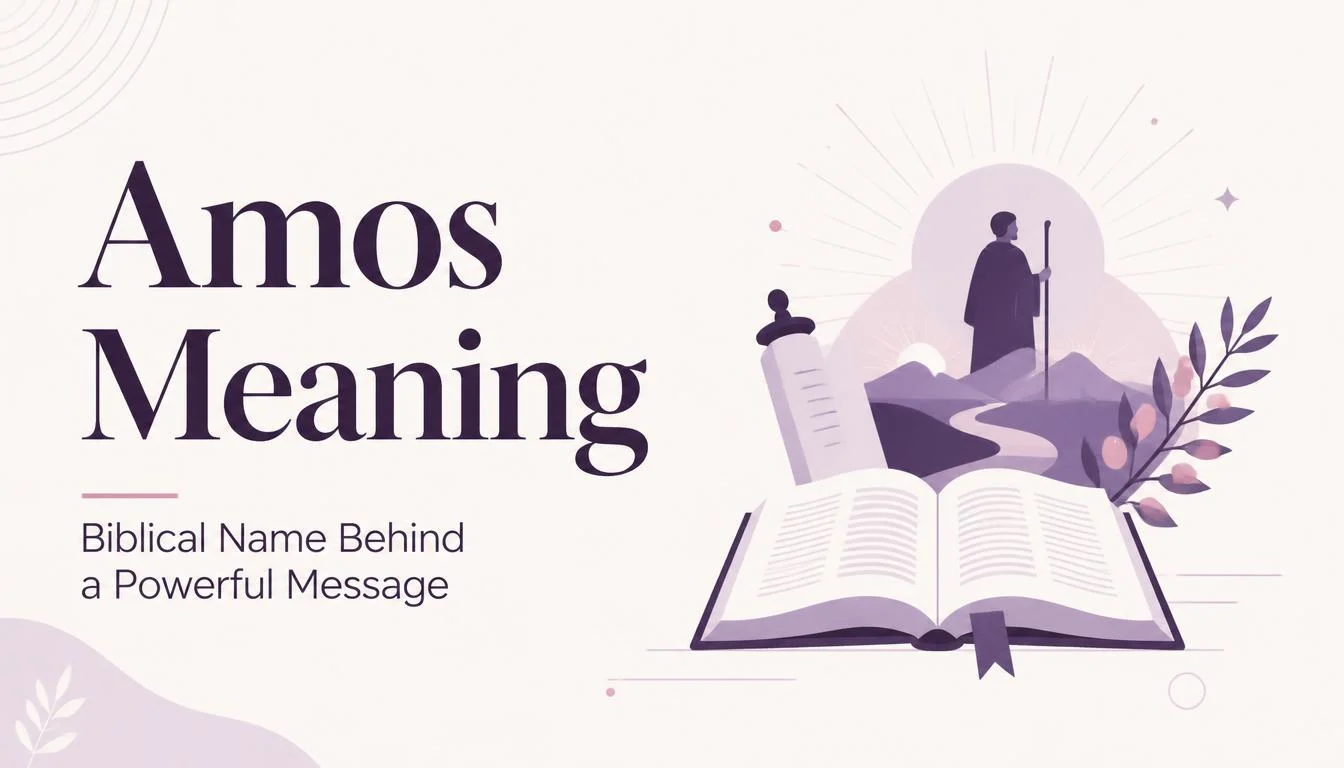 Amos Meaning