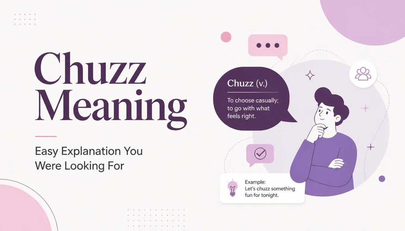 Chuzz Meaning