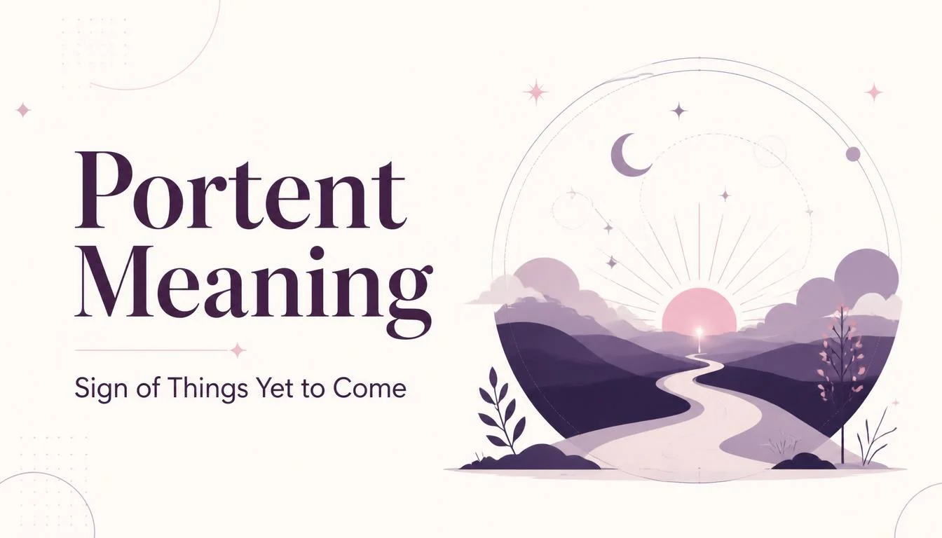 Portent Meaning